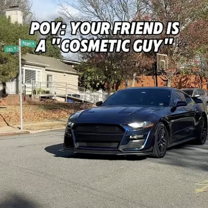 Cover frame of a viral YouTube Short featuring a modified sports car
